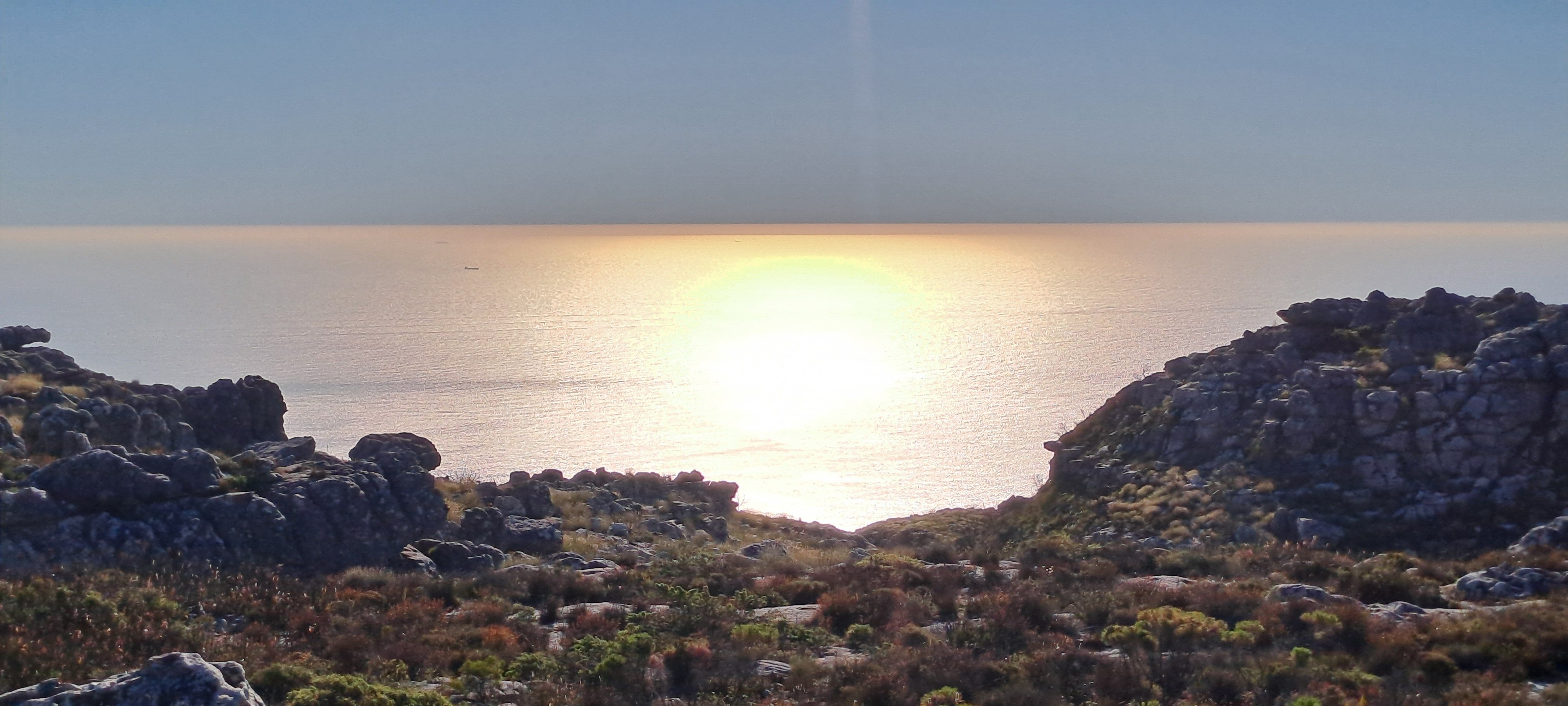 Vue sur la mer coté Ouest